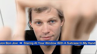 Jon Bon Jovi | Staring At Your Window With A Suitcase In My Hand