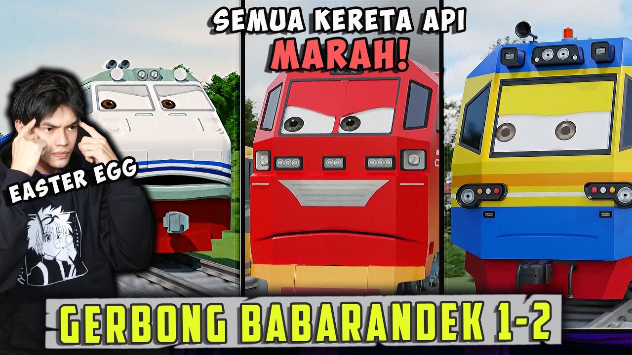 EASTER EGG GERBONG BABARANDEK part 1&2 - DUNIA LOKO - Reaksen