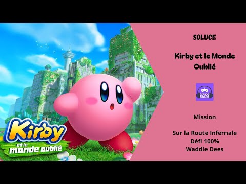 Sur la route infernale Waddle dees viandes interrupteurs moulins à vent foudre Kirby monde oublié
