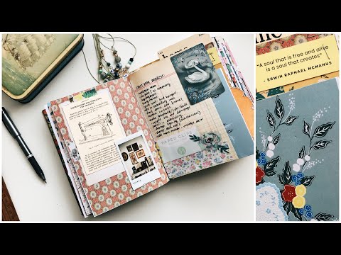 junk journal with me  process video ideas tips