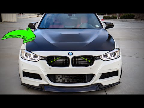 Aggressive GTS Style Hood Install + Wrap On My BMW F30!