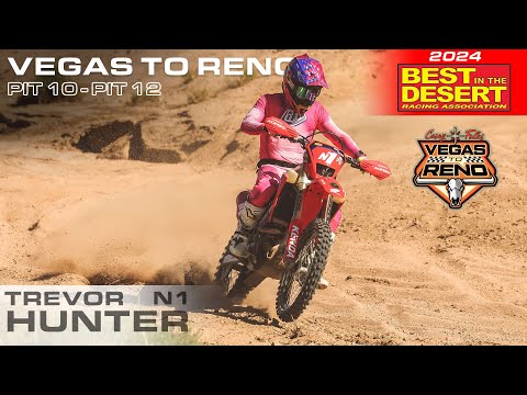 Full Race: 2024 Vegas To Reno Pit 10-12 | Open Pro Motorcycle | Honda CRF450X Desert Racing