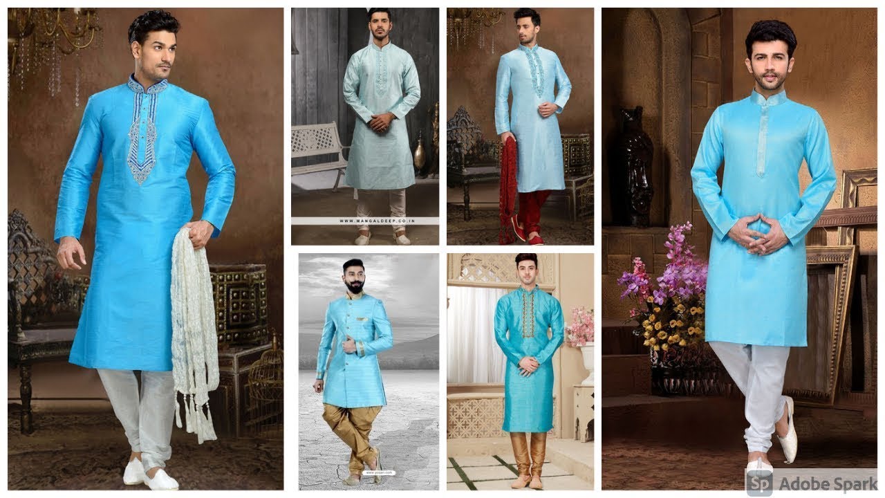 Latest Top 40 Sky Blue Kurta Pajama for Men |2021| Branded Sky Blue Kurta Pajama for Boys & Gents