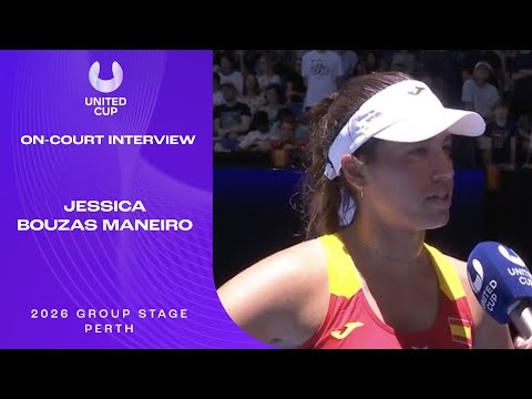 Jessica Bouzas Maneiro On-Court Interview | United Cup 2026 Group A
