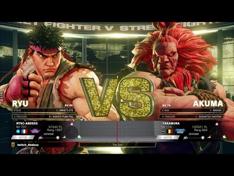 NTSC-ABDESS (ryu) VS (akuma) Takamura... Masterz TV