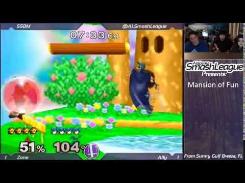 Smash(ed) at the McMansion 5 - Zone (Link) vs Aly (Marth) - Melee