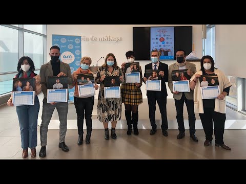 Presentación del calendario solidario 2022 de la asociación Autismo Málaga