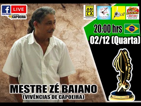 171ª LIVE NA IDENTIDADE DO CAPOEIRA - MESTRE ZÉ BAIANO