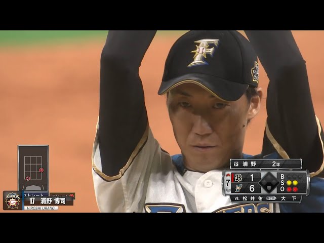 ファイターズ・浦野『素晴らしい切れ味のフォークボール』で現役生活を締めくくる