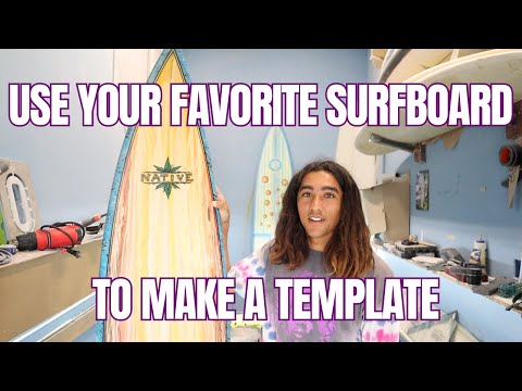 How to shape a surfboard; Making a template with Zack Flores - Part 2