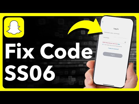 How To Fix Snapchat Support Code SS06