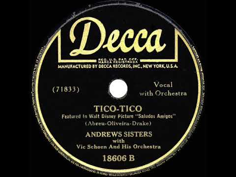 1944 Andrews Sisters - Tico-Tico
