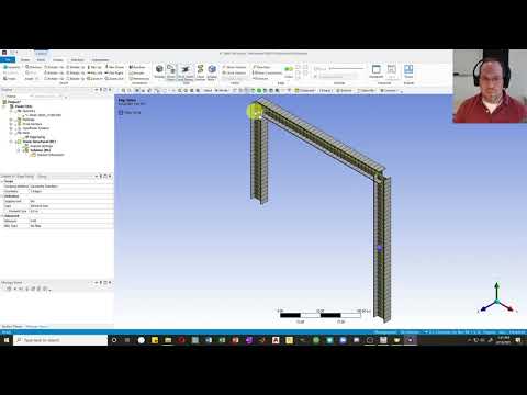 Frame Analysis - FEA using ANSYS - Lesson 4