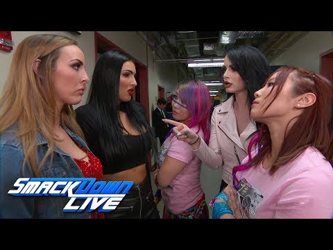 The Kabuki Warriors & Paige confront The IIconics: SmackDown LIVE, July 9, 2019