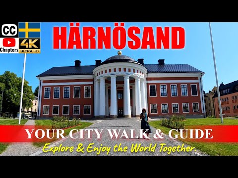 🇸🇪🚶HÄRNÖSAND SWEDEN City Walk | A 10 minutes Peaceful walk through of Härnö and Smitingen