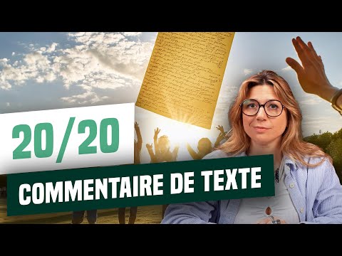THE METHOD FOR A PERFECT TEXT COMMENTARY - French Baccalaureate 2025