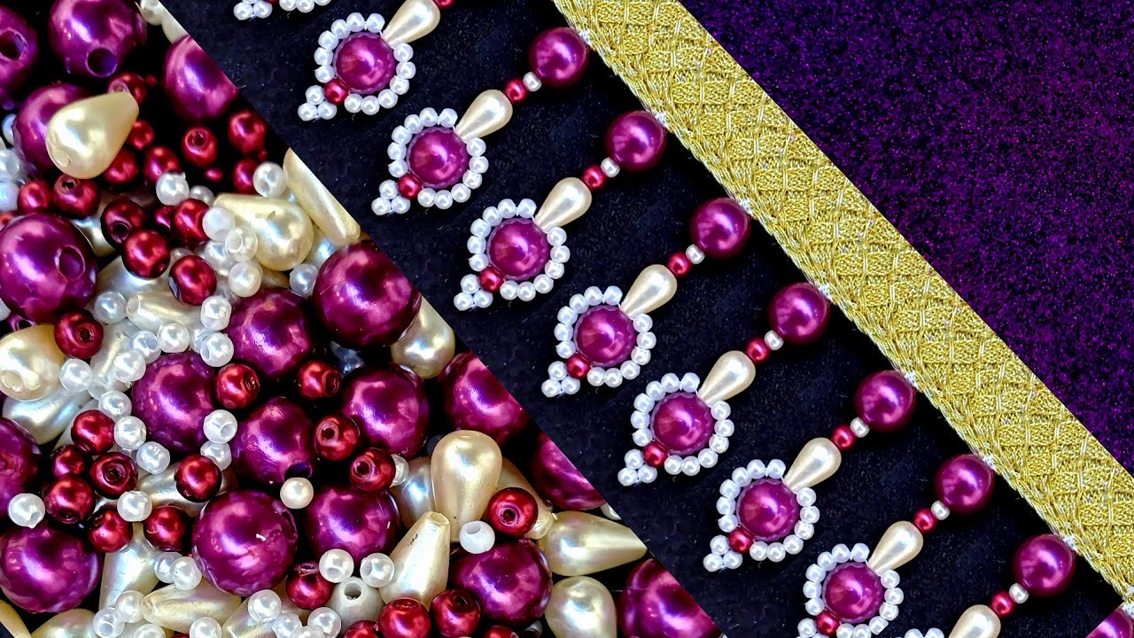 Do we have such beautiful embroidery training?#DIY💜⚘️💜