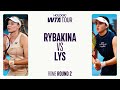 Elena Rybakina Vs Eva Lys 2025 Rome Round 2 WTA Match Highlights