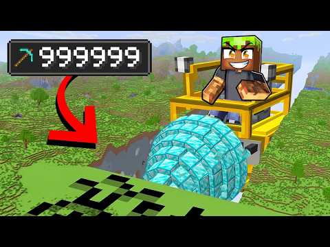 Minecraft'ta 1 MİLYAR BLOK KAZDIM...