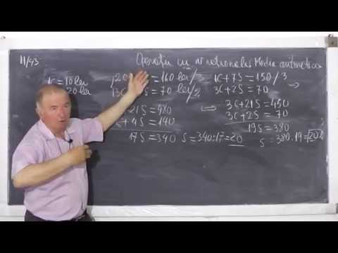 1/2 Lectia 546 - Operatii cu nr. rationale - Media aritmetica a unor numere rationale - Clasele 5-8