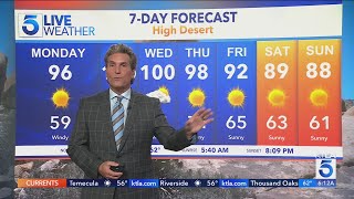 Significant warming trend begins Monday