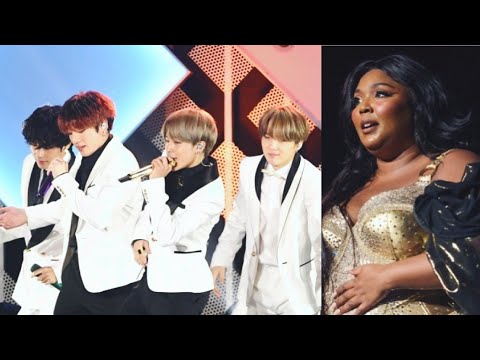 Lizzo Called Jimin Name After Fans Crowd Going to Wild,She Check BTS Army😉 Power Jingle Ball 191207