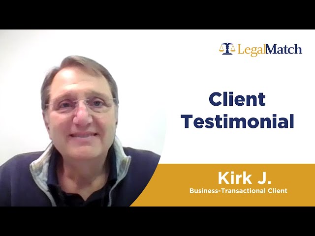 Business-Transactional Client: Legal Matching – Kirk J. Got Instant Help for His Contract Review! - Thumbnail