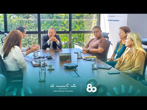 Vídeo: Diretor do Senac SE recebe visita institucional de representantes do Ecossistema Local de Inovação