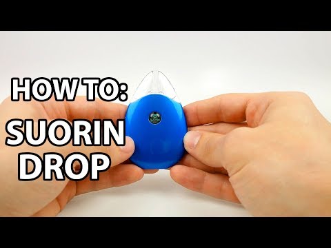 Part of a video titled Suorin Drop Vape Pod - How To Fill And Prime. - YouTube