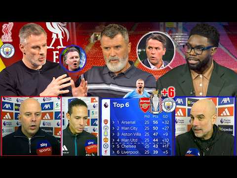 Arsenal Under Pressure 🔥 Man City Comeback vs Liverpool 2-1! Title Race Gap 6 Points! Reds Out Top 4