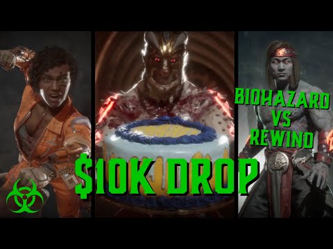 THE $10K DROP! MATCH 3 - Biohazard (Baraka) vs Rewind (Jacqui Briggs/Liu Kang)
