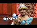 Service Dog Cuddles With Cinderella At Disneyland In Adorable Video