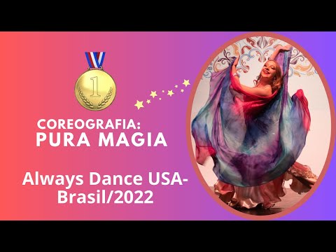ALWAYS DANCE USA_BRASIL/2022[1º LUGAR–D. DO VENTRE –SOLO-JUVENIL-PURA MAGIA]Espaço Daniela Guimarães