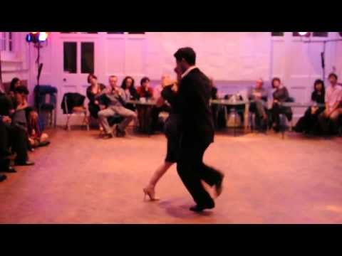 Inés Muzzopappa y Dante Sanchez bailan Nochero Soy @ Milonga Pasional, Cambridge UK