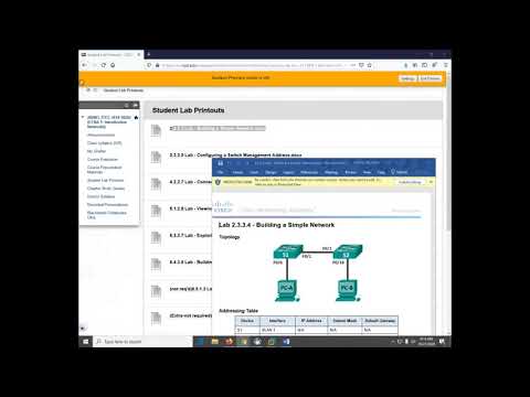 Cisco CCNA 6.0  ITN  lab 2.3.3.4