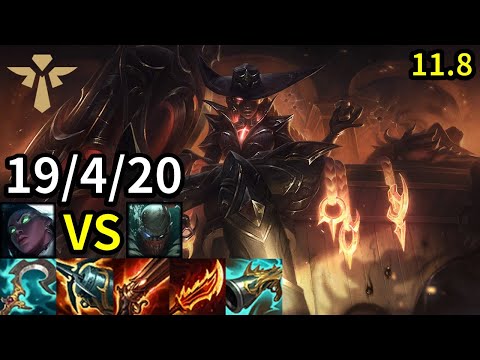Senna Support vs Pyke - KR Master | Patch 11.8