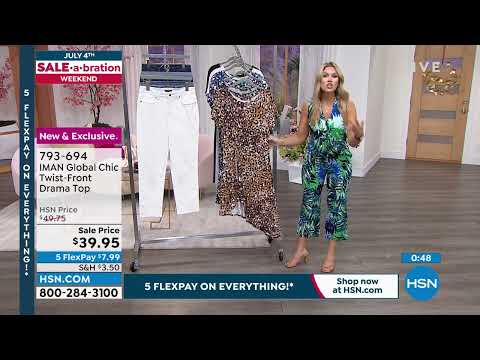 HSN | Iman Global Chic Fashions Celebration 07.03.2022 - 11 AM