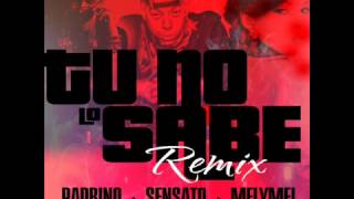 Sensato Del Patio Ft Padrino Y Melymel - Tu No Lo Sabe (Official Remix)