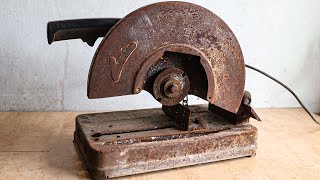 Restoration Of Old Rusty 14" Cut off Machine || Repair LG 355 Model Chop saw