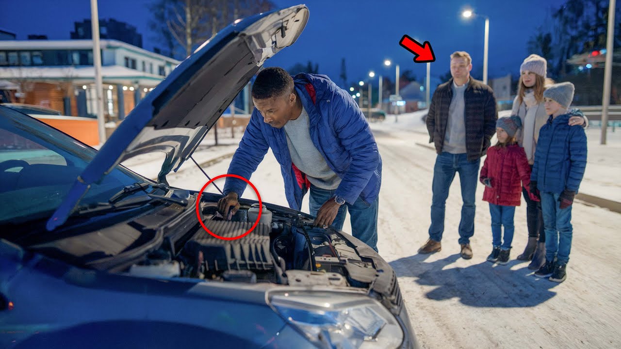 Mechanic Skips Thanksgiving Dinner to Help Stranded Family, Stunned When He Learns Who They Are