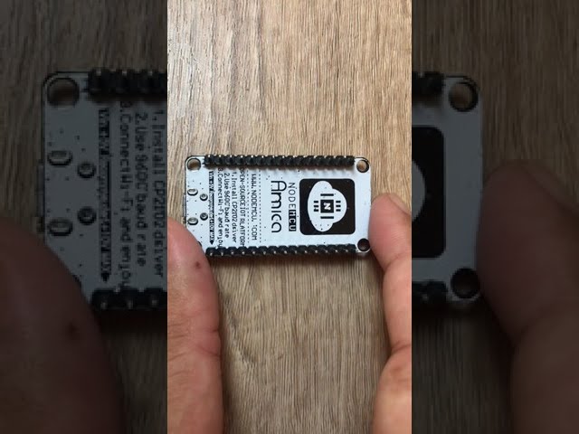 Vídeo relacionado con 4 x 5 V D1 ESP8266 Mini Board NodeMCU WiFi 4 Mbit Flash Memory (Type C)