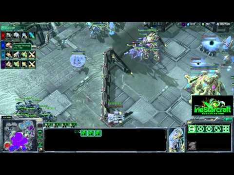 Starcraft 2 - 2v2: (T)POlar, (Z)Marty vs. (P)SuperNinja, (P)xSixAzide