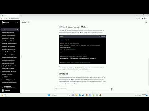 Python Script Calculating Elapsed Time Simplified