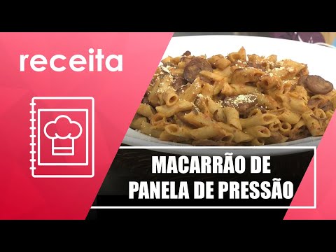 Faça um prático macarrão de panela de pressão com chef Douglas Volpy – 18/01/22