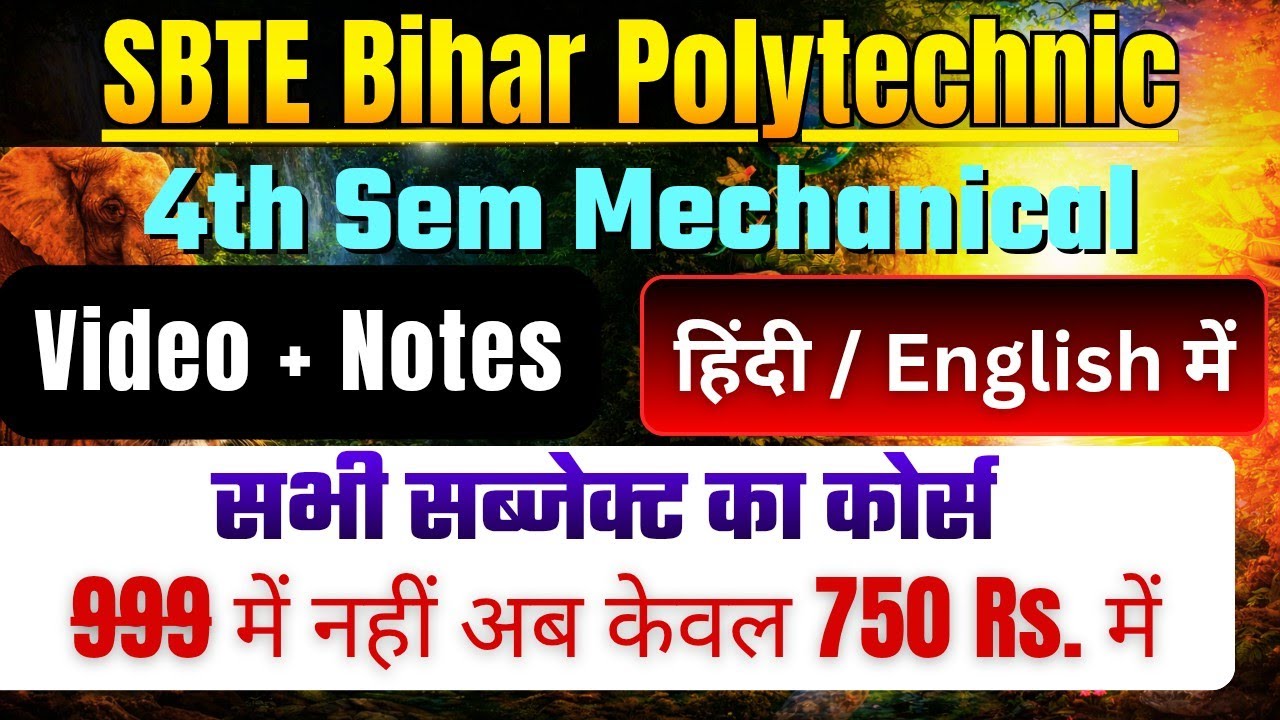 sbte syllabus 4th sem mechanical engineering diploma, sbte diploma mechanical 4th sem subjects
