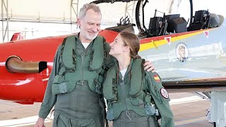 Padre e hija al mando: Felipe VI y la princesa Leonor realizan su primer vuelo juntos en el Ejército