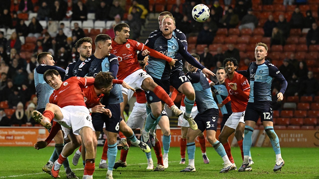 Barnsley vs Wycombe Wanderers Highlights
