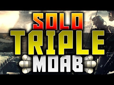 MW3: PERFECT *SOLO* PM-9 TRIPLE MOAB ON UNDERGROUND! (Worlds First PM9 Solo Triple Moab)