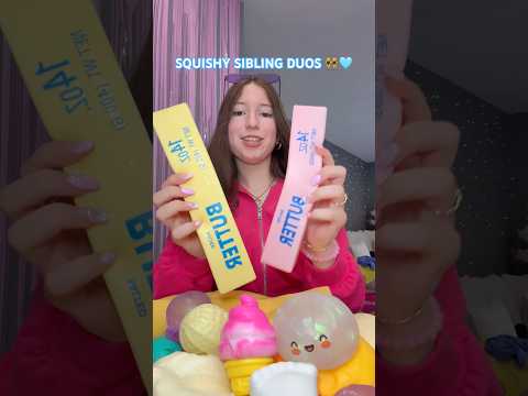 Squishy NeeDoh Duos in my Fidget Collection! 👯‍♀️💕 *squishy challenge*