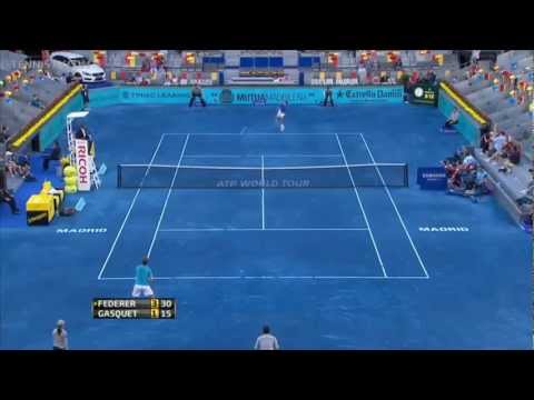 Madrid 2012 3e Ronde - Roger Federer vs Richard Gasquet